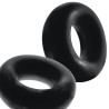Lot de 2 cockrings Stiffy Bulge Noirs