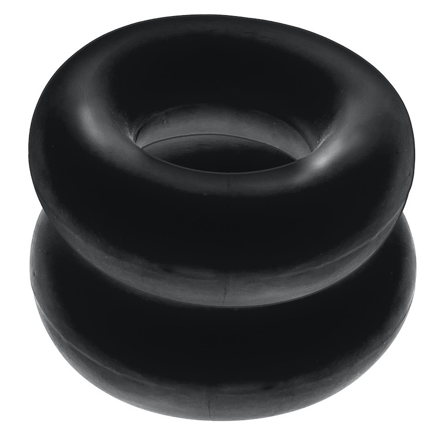 Lot de 2 cockrings Stiffy Bulge Noirs