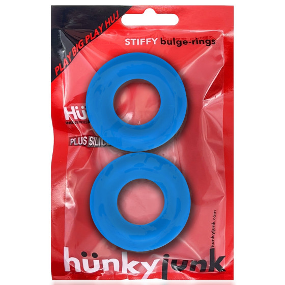 Lot de 2 cockrings Stiffy Bulge Bleus