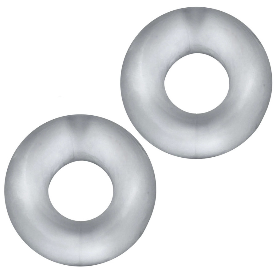 Lot de 2 cockrings Stiffy Bulge Transparents