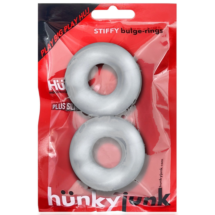 Lot de 2 cockrings Stiffy Bulge Transparents