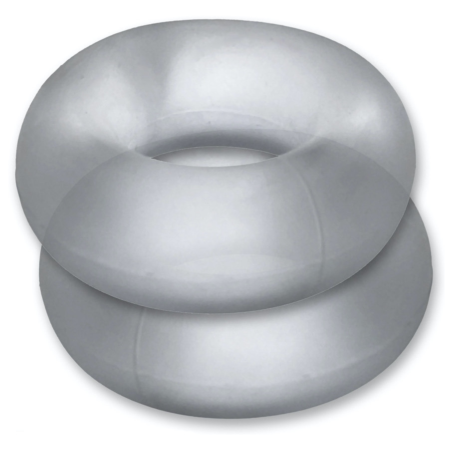 Lot de 2 cockrings Stiffy Bulge Transparents