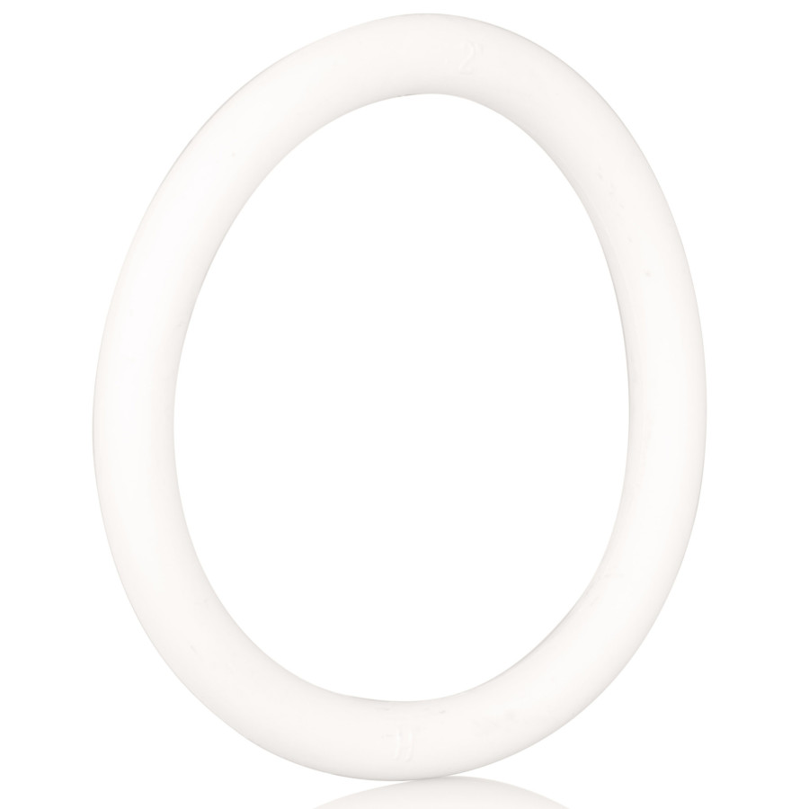 Lot de 3 cockrings souples Blanc