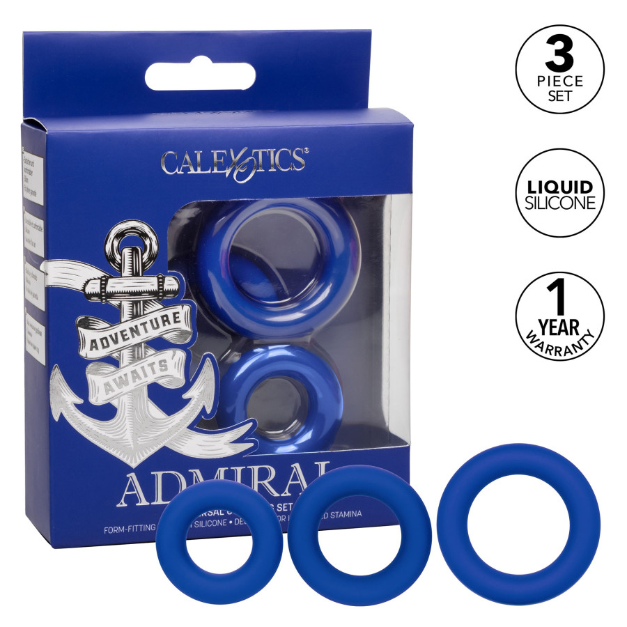 Lot de 3 cockrings Universal Ring Admiral