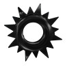 Lot de 4 Cockrings souples Ring Stars Noirs