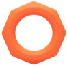 Cockring Silicone Sexagon Alpha 37mm Orange