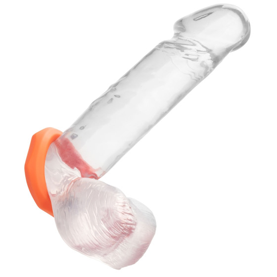 Cockring Silicone Sexagon Alpha 37mm Orange