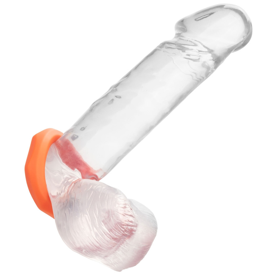 Cockring Silicone Sexagon Alpha 37mm Orange