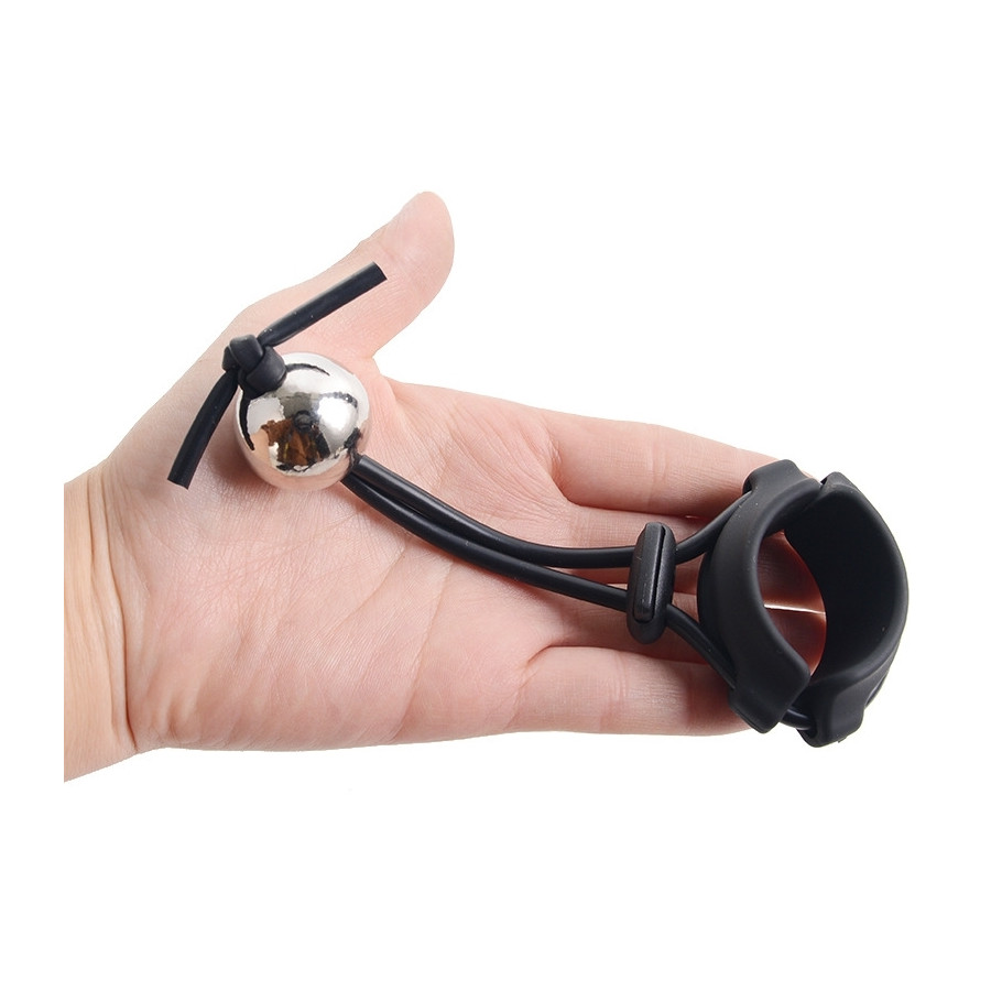 Anneau avec boule pendante Cock Head Ball S | Poids 180g