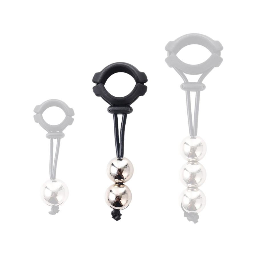 Anneau avec boules pendantes Cock Head Ball M | Poids 360g