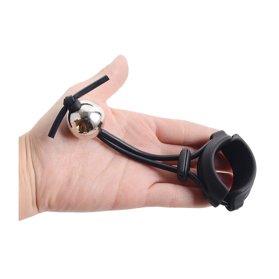 Anneau avec boules pendantes Cock Head Ball M | Poids 360g