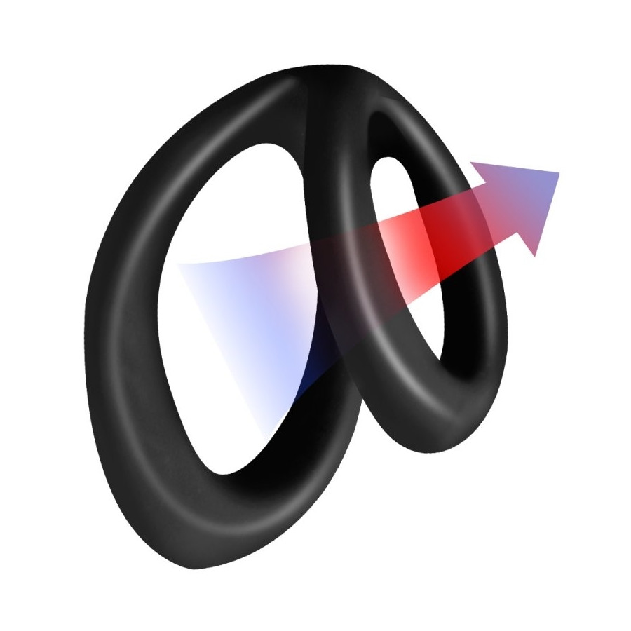 Double Cockring Uplift 40mm Noir