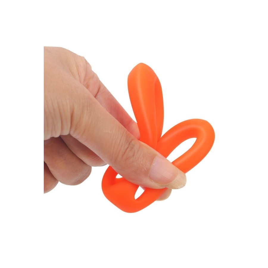 Double Cockring Uplift 40mm Orange Double Cockring Uplift 40mm Orange