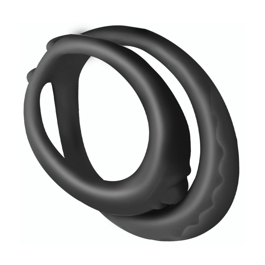 Double Cockring Soft Duo 40mm Noir Double Cockring Soft Duo 40mm Noir