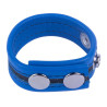 Cockring en cuir Tippy Bleu