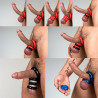 Boner Kit Cockring et Ballstretcher noir