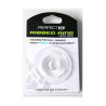 Ballstretcher souple Ribbed Ring 18mm Transparent