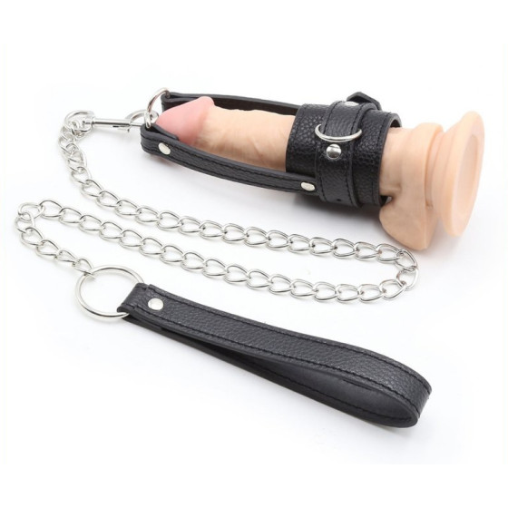 Laisse pour pénis Loop Dick Noir
