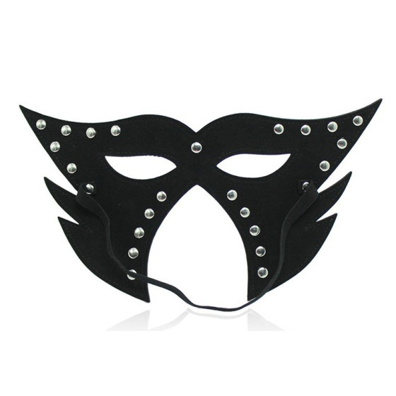 Masque Cat open Mouth Noir