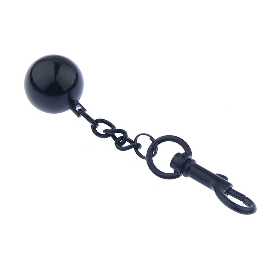 Ballstretcher en métal avec Boules Testicle M 32mm - Hauteur 20mm - Poids 435g Noir