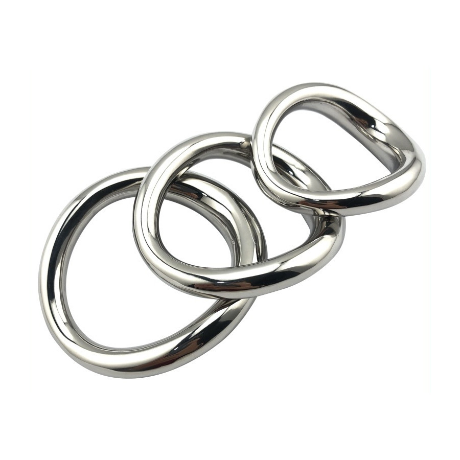 Cockring en métal Curved Steel