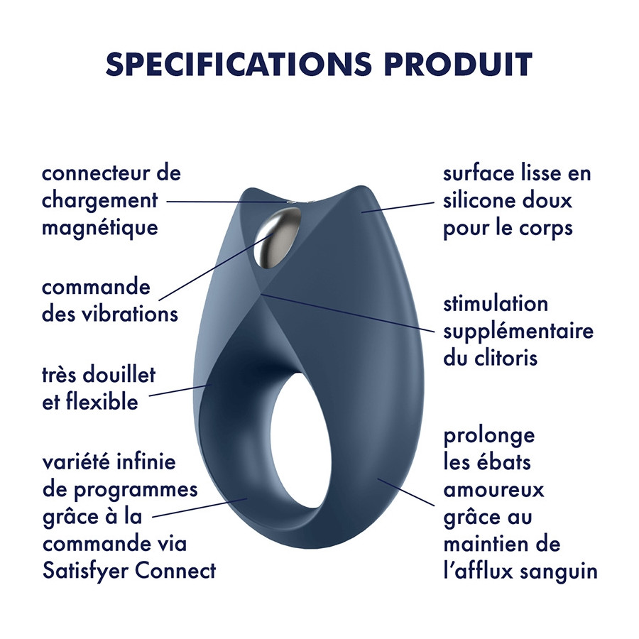 Cockring connecté Royal One Satisfyer