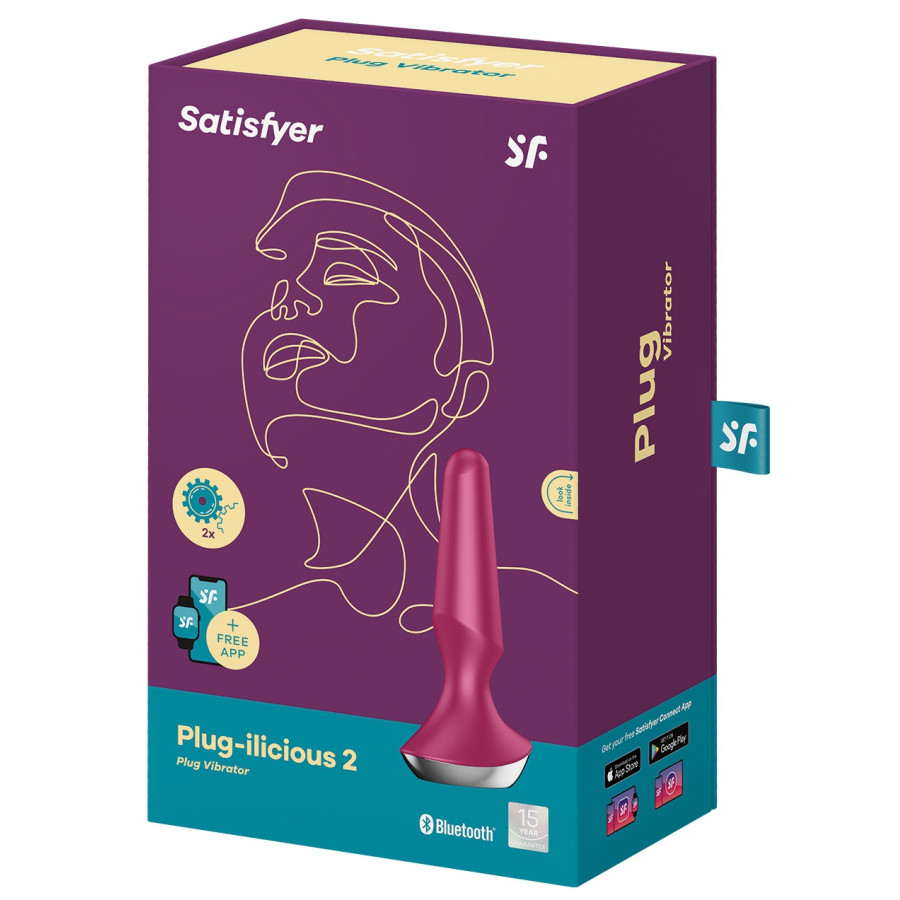 Plug Vibrant Ilicious 2 Satisfyer 10 x 3cm Violet