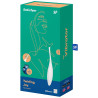 Stimulateur Twirling Joy Satisfyer 17cm Blanc