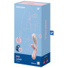 Vibro Rabbit connecté Hot Lover Satisfyer 20 x 3cm Rose