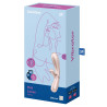 Vibro Rabbit connecté Hot Lover Satisfyer 20 x 3cm Silver
