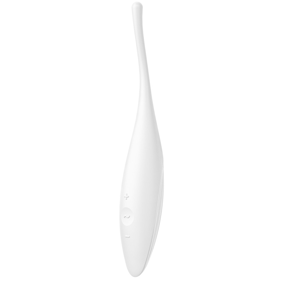 Stimulateur Twirling Joy Satisfyer 17cm Blanc