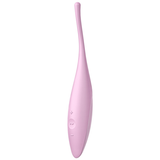Stimulateur connecté Twirling Joy Satisfyer 17cm Rose