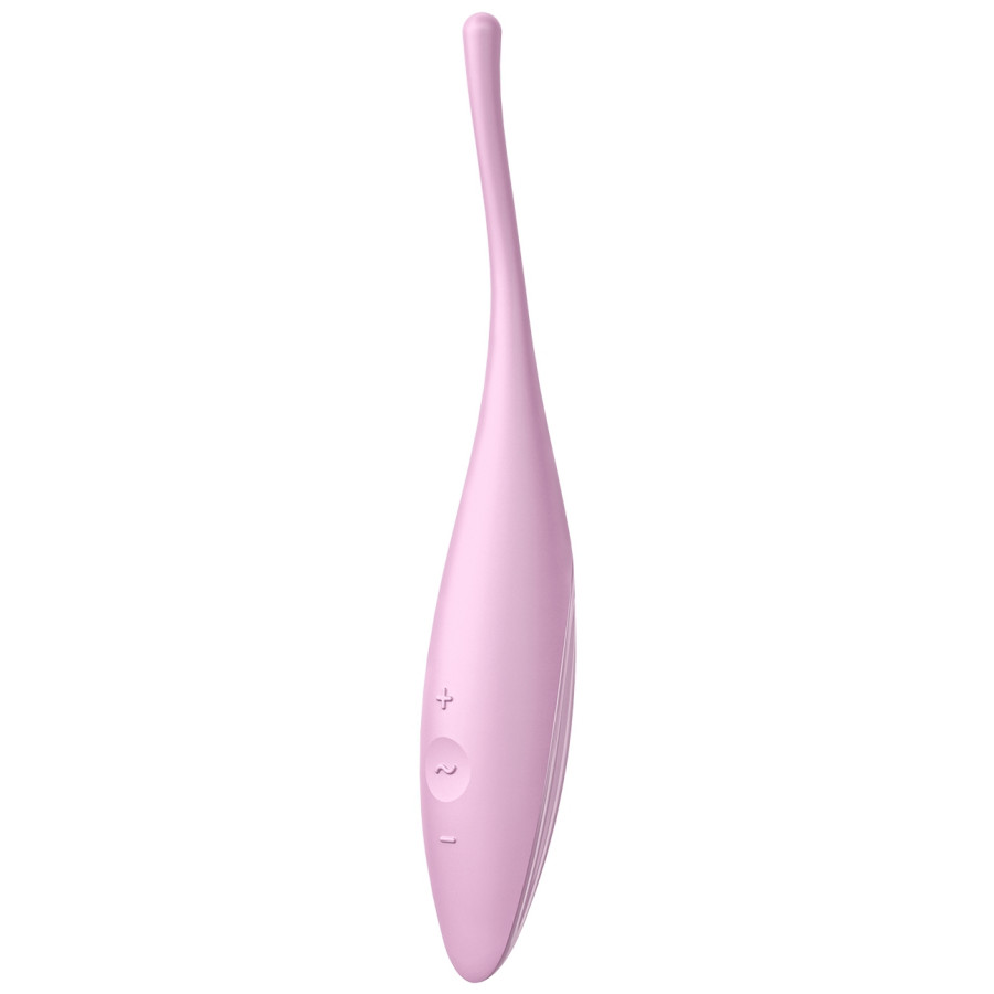 Stimulateur connecté Twirling Joy Satisfyer 17cm Rose