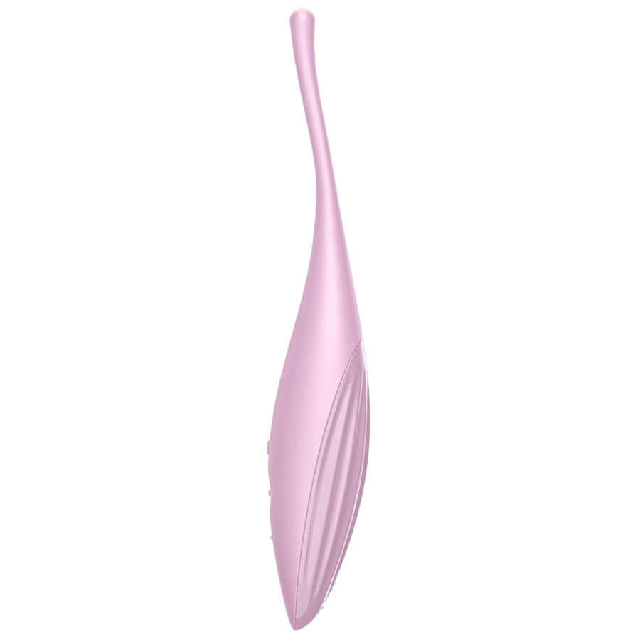 Stimulateur connecté Twirling Joy Satisfyer 17cm Rose