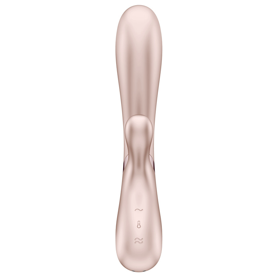Vibro Rabbit connecté Hot Lover Satisfyer 20 x 3cm Silver