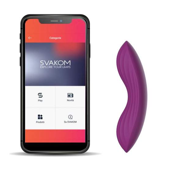 Stimulateur de clitoris connecté Edeny Violet