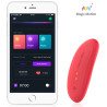 Stimulateur de clitoris connecté Magic Nyx Rouge