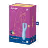 Stimulateur de clitoris connecté Threesome 4 14cm Tiurquoise