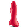 Plug vibrant connecté Rotator 1 Satisfyer 10 x 4cm Rouge