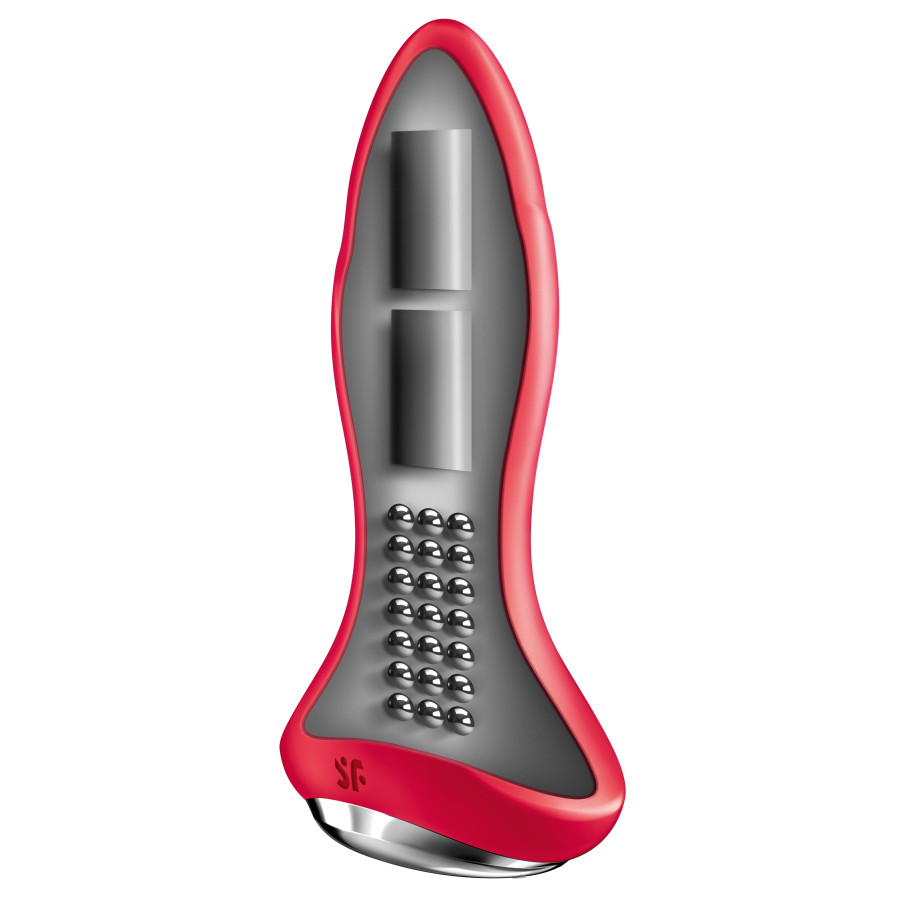 Plug vibrant connecté Rotator 1 Satisfyer 10 x 4cm Rouge