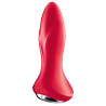 Plug vibrant connecté Rotator 1 Satisfyer 10 x 4cm Rouge