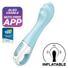 Vibro gonflable Air Pump Vibrator 5+ Satisfyer 12 x 3.5cm