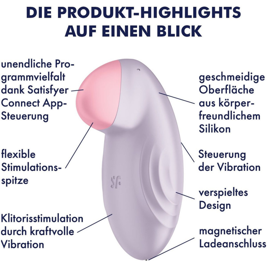 Stimulateur de clitoris connecté Tropical Tip Satisfyer 
