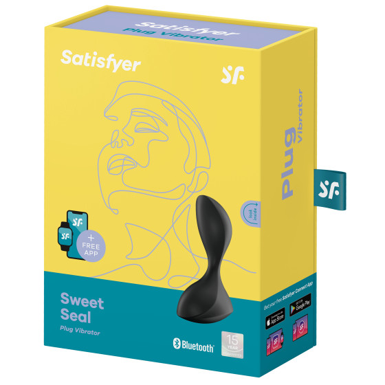 Plug vibrant connecté Sweet Seal Satisfyer 7 x 3.2cm