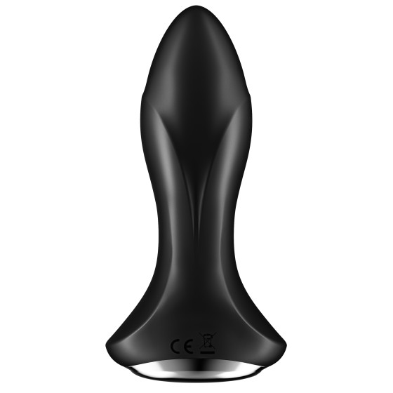 Plug vibrant connecté Rotator Plug Satisfyer 10 x 4cm Noir