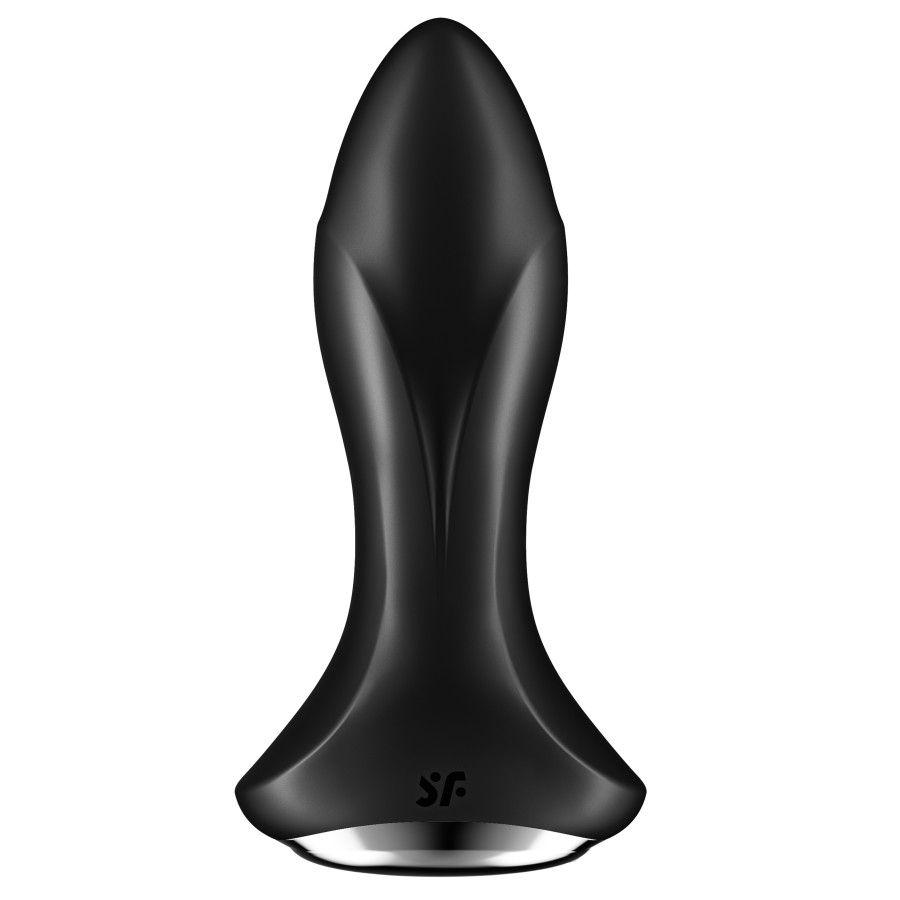 Plug vibrant connecté Rotator Plug Satisfyer 10 x 4cm Noir