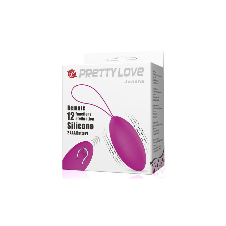 Oeuf Vibrant sans fil violet Joanne - 7 x 3.5 cm