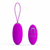 Oeuf vibrant télécommandé Jacqueline - 7.8 x 3.7 cm