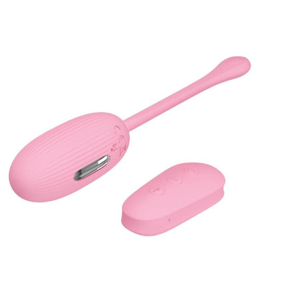 Oeuf sans fil rose Shock fun - 19 x 3.2 cm