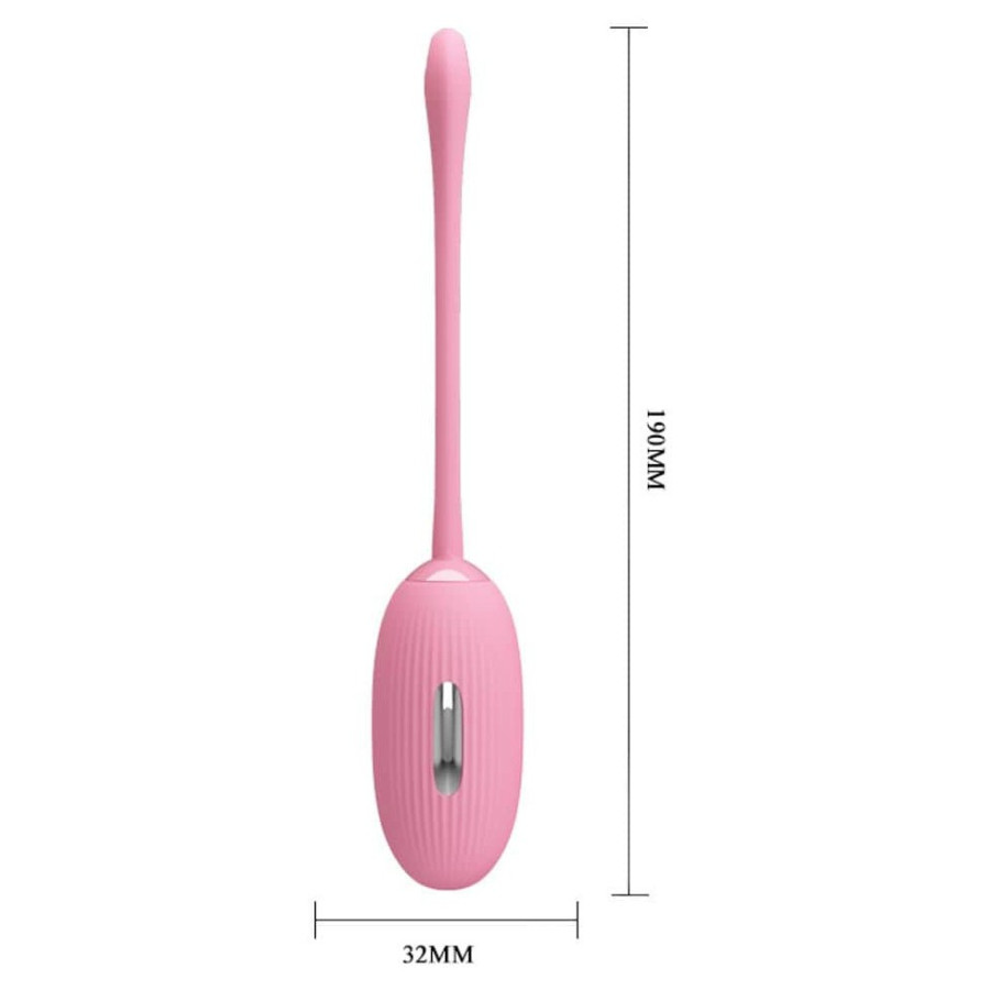 Oeuf sans fil rose Shock fun - 19 x 3.2 cm